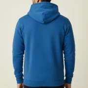 Premium Blue Hoodie for Men back