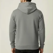 Premium Grey Hoodie for Men Back