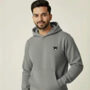 Premium Grey Hoodie for Men Front