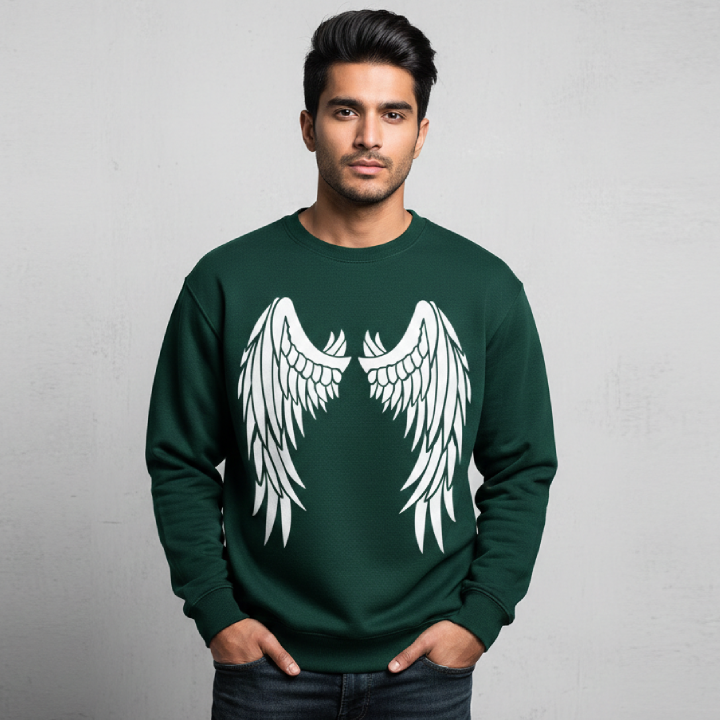 Angel Wings Graphic Sweatshirt