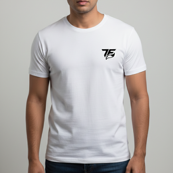 Overthinking Quote Unisex Graphic T-Shirt white front Premium Graphic Tee Front side