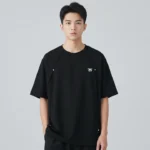 Men’s Oversized Cotton Casual T-Shirt – Loose Fit Summer Streetwear Tee