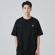 Men’s Oversized Cotton Casual T-Shirt – Loose Fit Summer Streetwear Tee