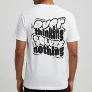 Overthinking Quote Unisex Graphic T-Shirt | Online T Shirt Pakistan - Image 3