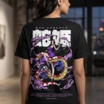 Anime Graphic Tee for Women Back