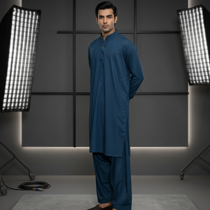 men’s shalwar kameez Side
