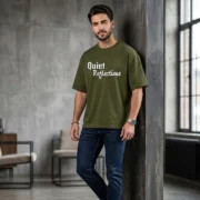 Dropshoulder T-Shirt for Men Front