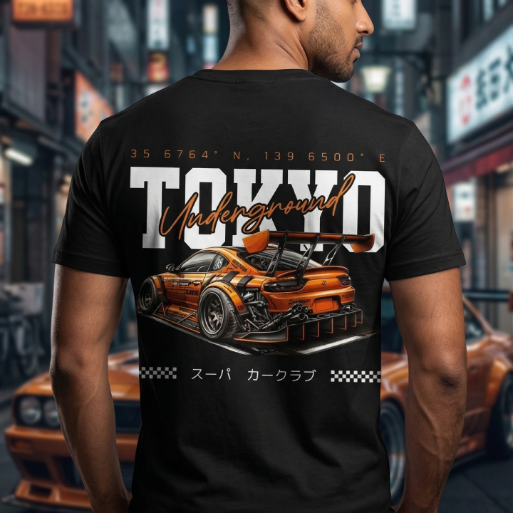 car graphic t-shirt for men