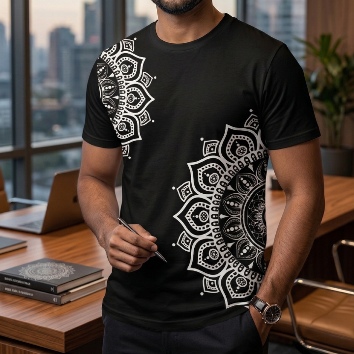 mandala print t-shirt online