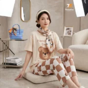 Printed Night Suit for Women