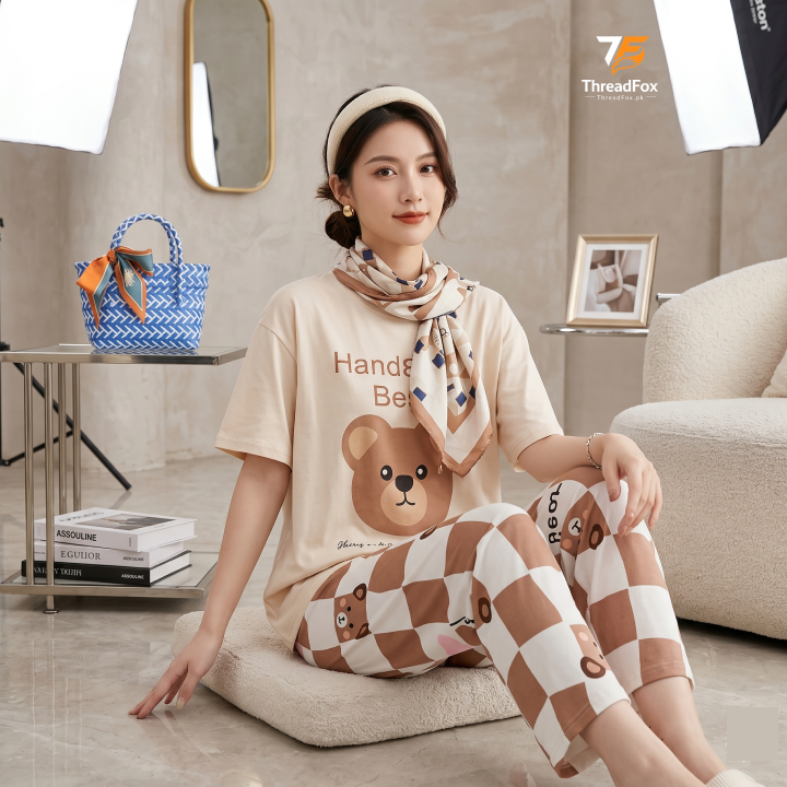 Printed Night Suit for Women