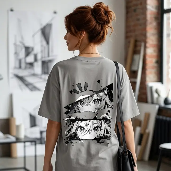 Anime Eyes Graphic T-Shirt