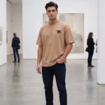 Men’s Beige T-Shirt