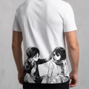 Anime Graphic T-Shirt for Men Back