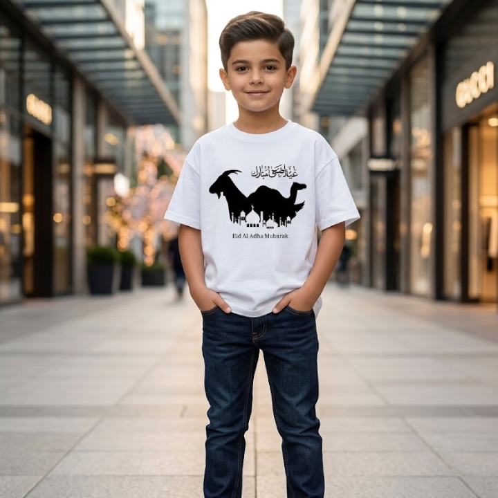 Eid Ul Adha Mubarak Printed T-Shirt