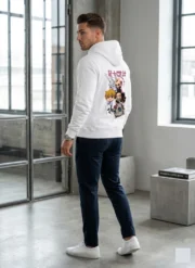 Demon Slayer Anime Hoodie Side Pose