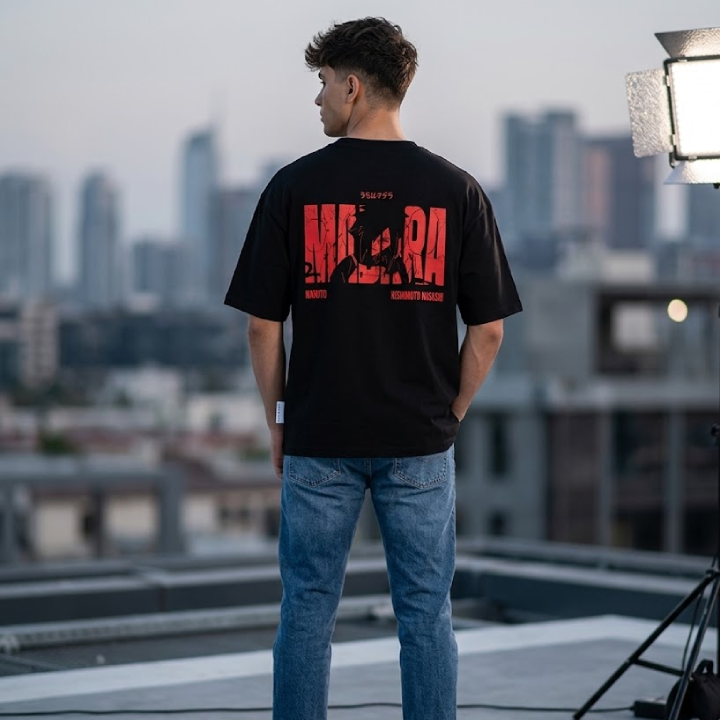 Anime Oversized Tee Back