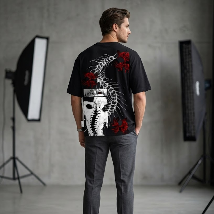 Unisex Anime Tee Back